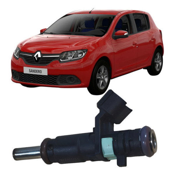 Bico Injetor Renault Sandero 1.0 3c Flex 2017 166003188r 127/220v