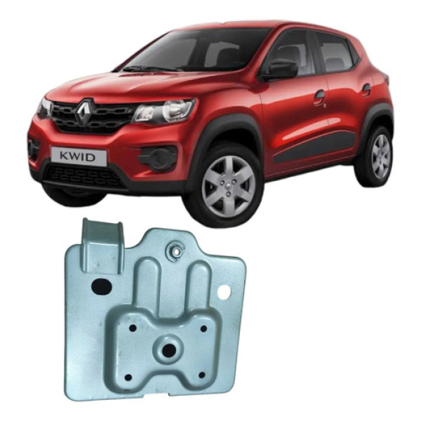  Suporte Caixa Bateria Renault Kwid 1.0 3c 2018 Original Prateado