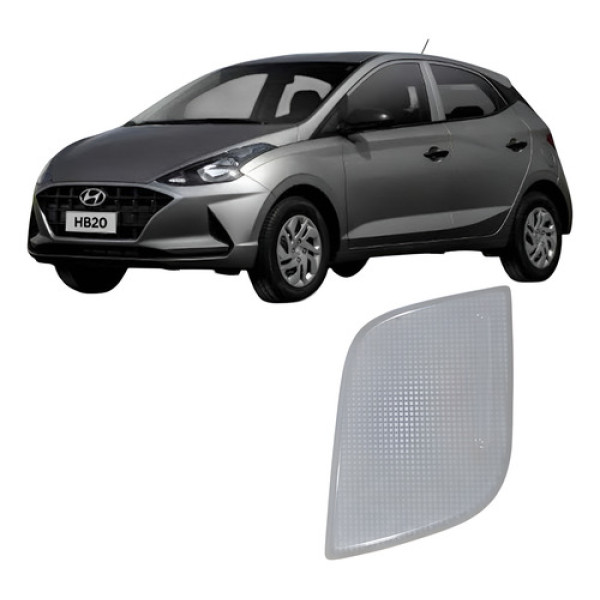 Lente Luz Teto Esquerda Hyundai Hb20 1.0 Sense 2021 Branca Branca