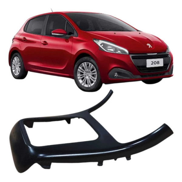 Moldura Console Central Peugeot 208 1.2 2018 964215777 Preto
