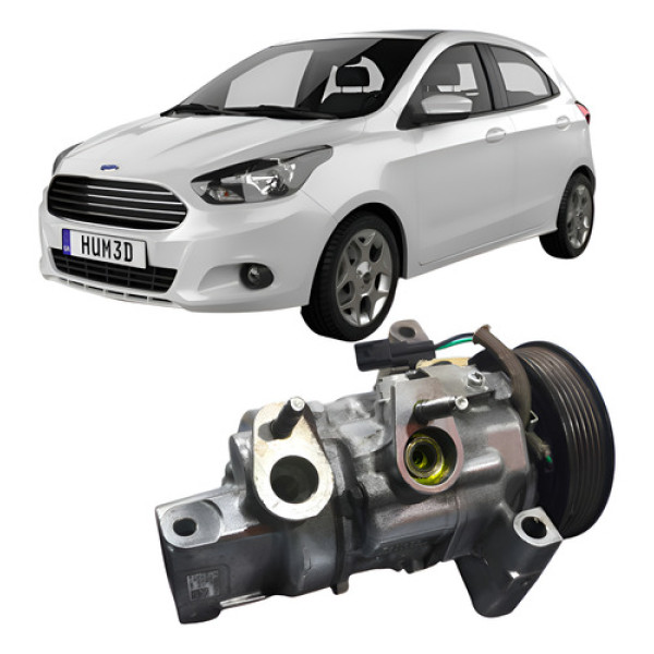 Compressor Ar Condicionado Ka 2017-2021 1.0 3c E3b119d629bb