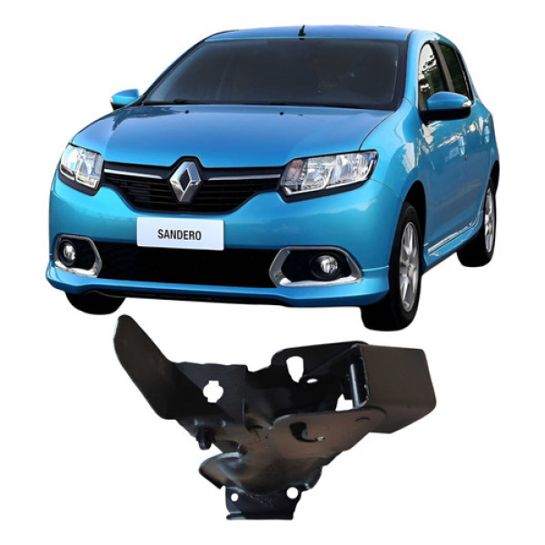 Suporte Pedal Freio Renault Sandero 1.0 3c 2017 Preto Preto