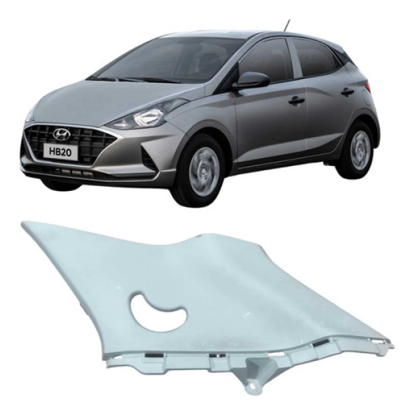 Moldura Coluna Traseira Direita Hb20 2020 85861r1000 Preto