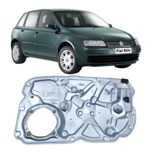 Forro Porta Dianteiro Direito Stilo 1.8 2003 Prateado