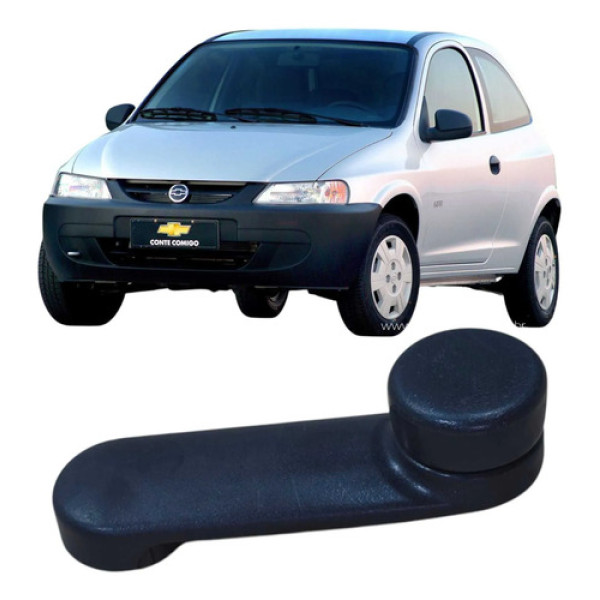 Manivela Vidro Chevrolet Celta 2003 90363123 Original Preto