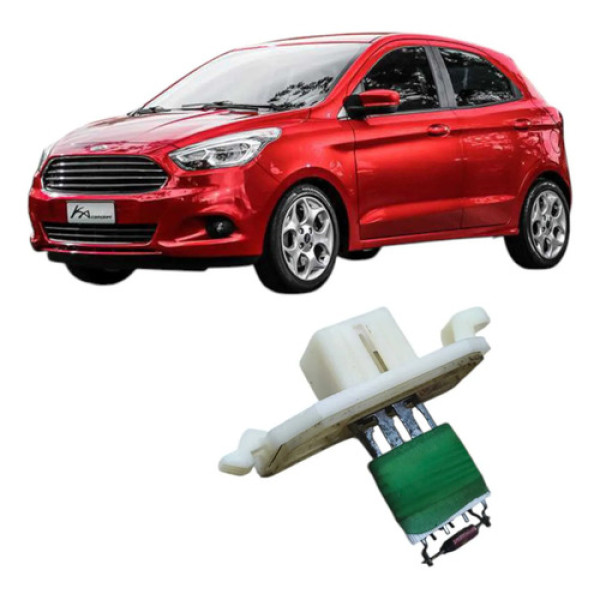 Resistência Caixa Ar Ford Ka 2015 1.0 3c Original Cn1118b647 Prateado