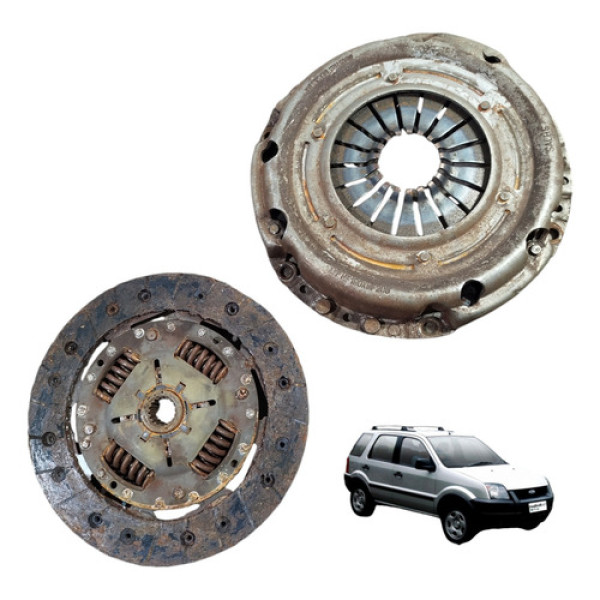 Plato Diafragma Embreagem Ford Ecosport 1.6 8v 2005 - Prata Prata