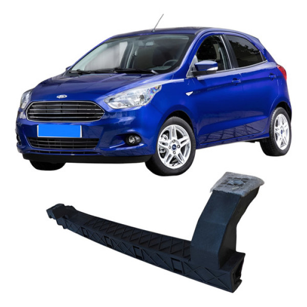 Canaleta Guia Vidro Esquerdo Ford Ka 2018 A263a67 Preto Preto