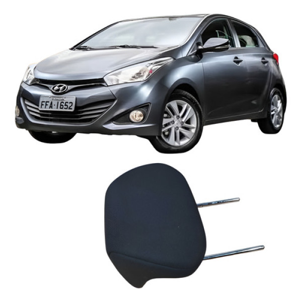 Encosto Cabeça Banco Traseiro Hyundai Hb20 2013 Prata
