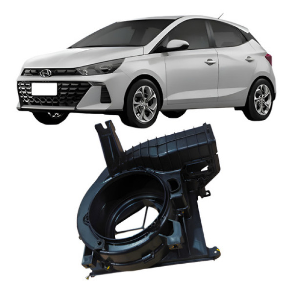 Suporte Eletroventilador Hyundai Hb20 2021 Preto Preto