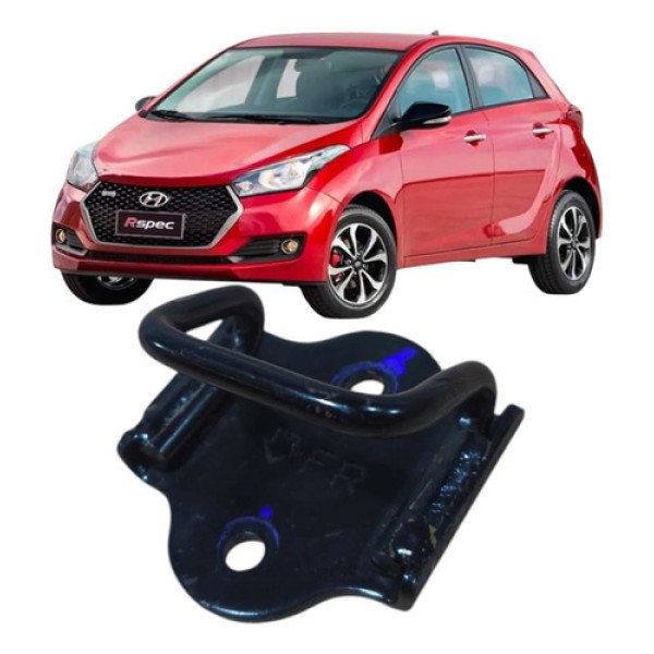 Batente Trava Banco Traseiro Hyundai Hb20 2017 1.0 3c Preto
