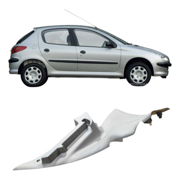 Moldura Bagagito Traseiro Direito Peugeot 206 2008 962505377 Branco