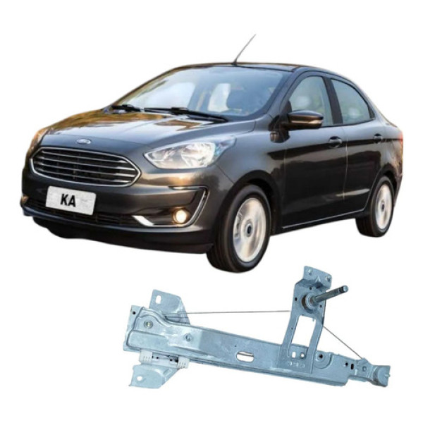 Máquina Vidro Traseira Esquerda Ford Ka 2018 Original