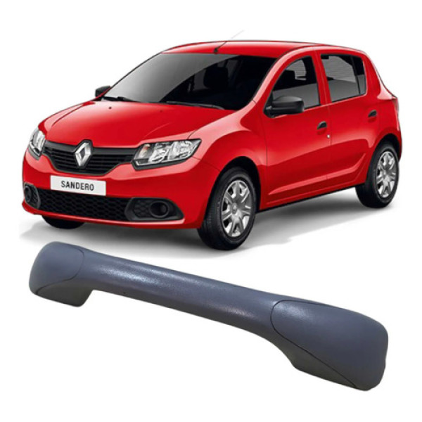 Alça Teto Pqp Renault Sandero 1.0 12v 2019 Original Cinza