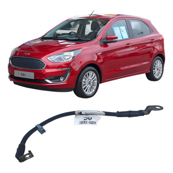 Cabo Preto Polo Negativo Ford Ka Se 1.0 3c 2018  Preto