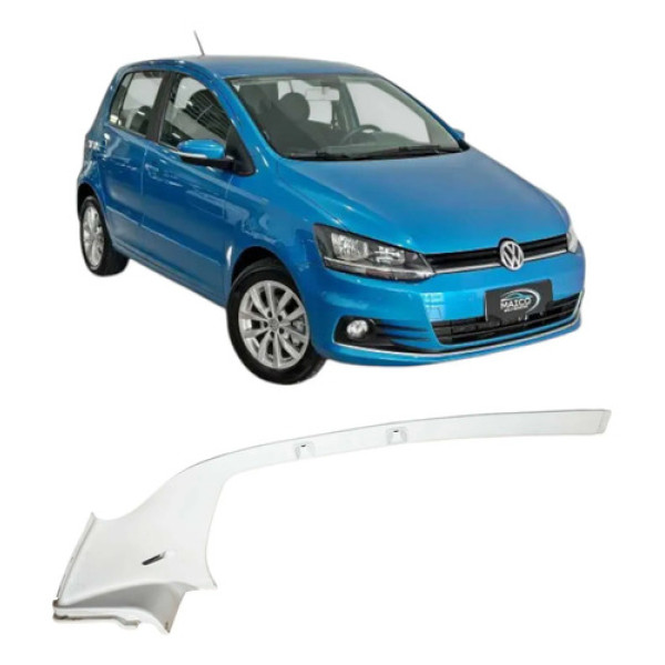 Moldura Coluna Traseira Esquerda Fox Crossfox 2007 5z4867287 Bege