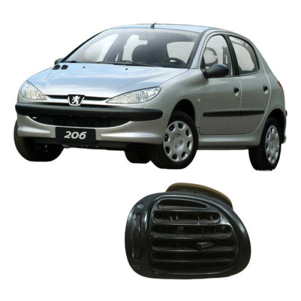 Difusor De Ar Esquerdo Peugeot 206 2008 Original 