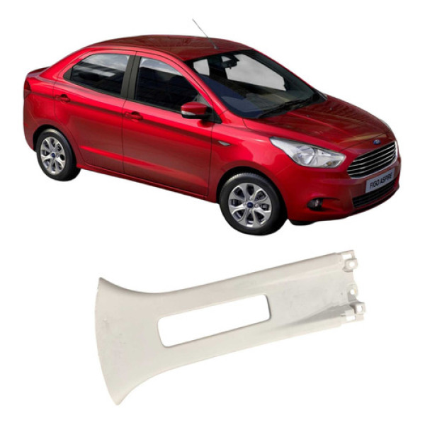 Acabamento Coluna Cinto Esquerdo Ford Ka 1.0 3c 2018-2021 Branco