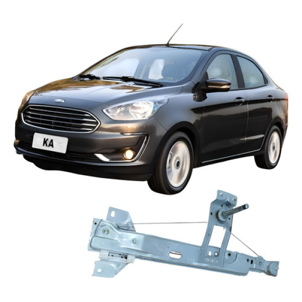 Máquina Vidro Traseira Esquerda Ford Ka 2018
