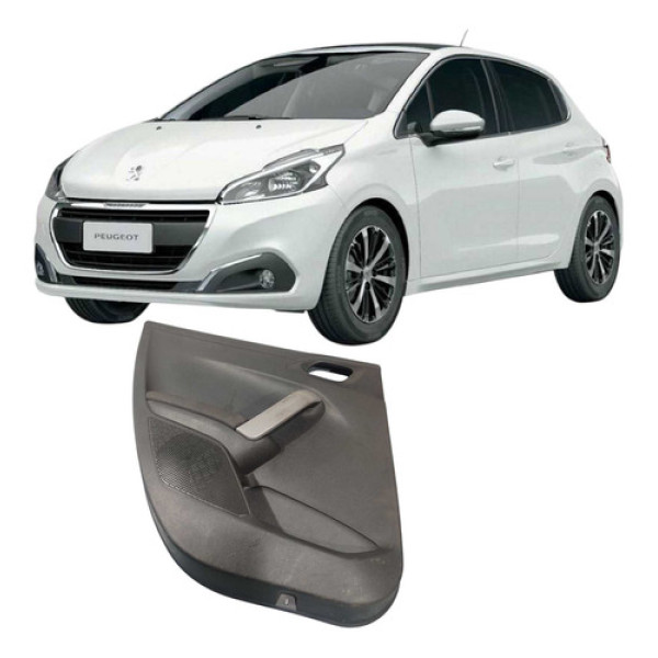 Forro De Porta Traseiro Esquerdo Peugeot 208 2017 