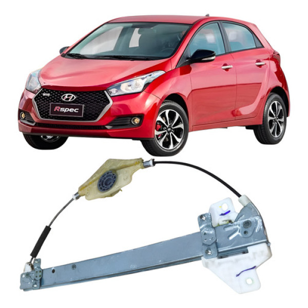 Maquina De Vidro Porta Traseira Direita Hb20 2017 76776899