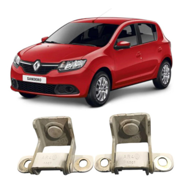 Par Dobradiça Tampa Traseira Sandero 1.0 2016 2017 2018