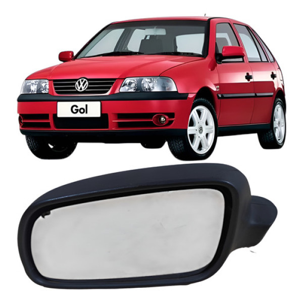 Retrovisor Externo Esquerdo Volkswagen Gol 2005 Com Detalhe