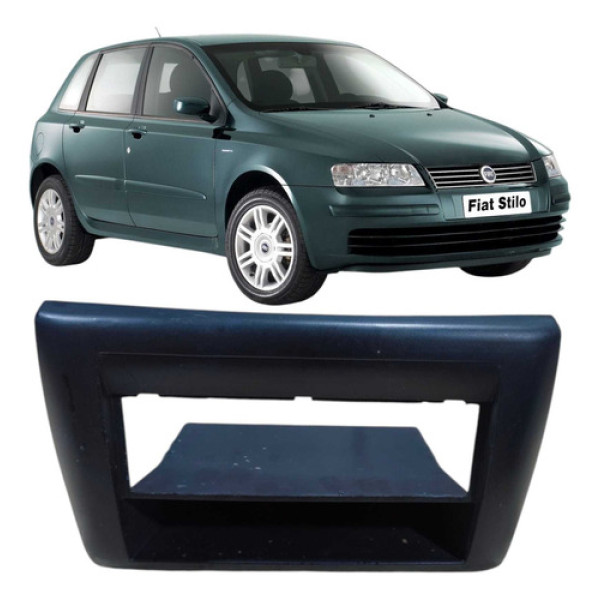 Moldura Painel Central Fiat Stilo 1.8 2003 1001559260 Preto