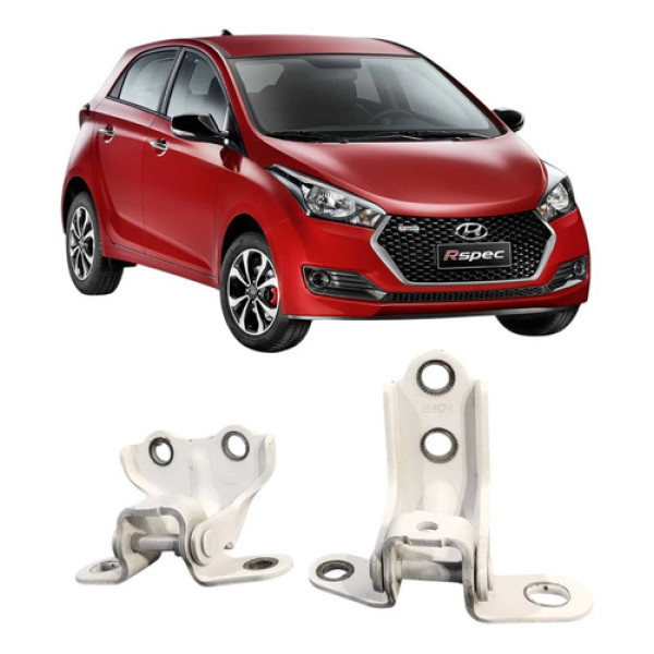 Par Dobradiça Porta Traseira Esquerda Hyundai Hb20 1.0  2018