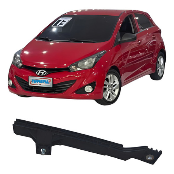 Canaleta Guia Vidro Traseiro Esquerdo Hyundai Hb20 2013 1.0 Preto