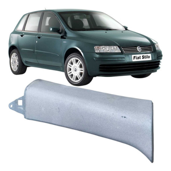 Acabamento Coluna Traseiro Esquerdo Fiat Stilo 2003 Branco