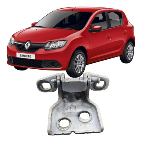 Dobradiça Porta Traseira Esquerdo Renault Sandero 2018 .
