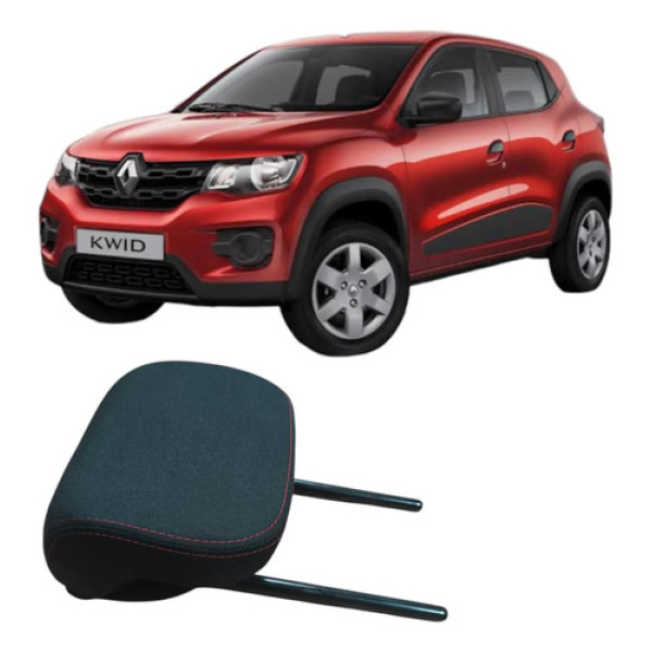  Encosto Cabeça Traseiro Esquerdo Kwid 1.0 2018 Original Preto