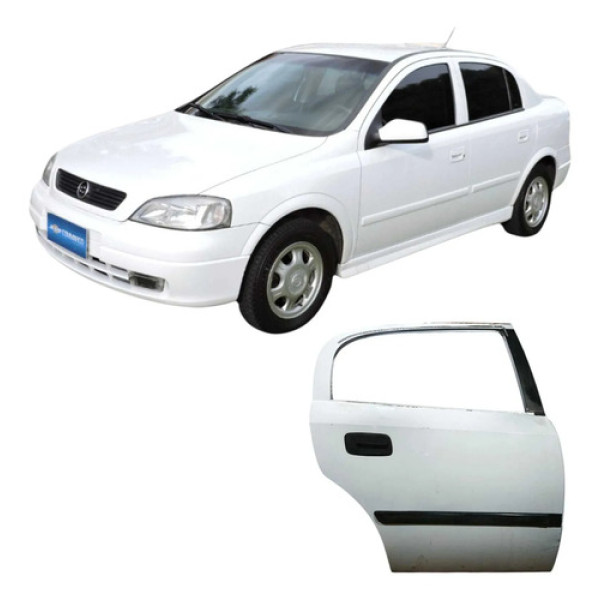 Porta Traseira Direita Branca Chevrolet Astra Sedan 2000 Gls Traseira Direita Branco