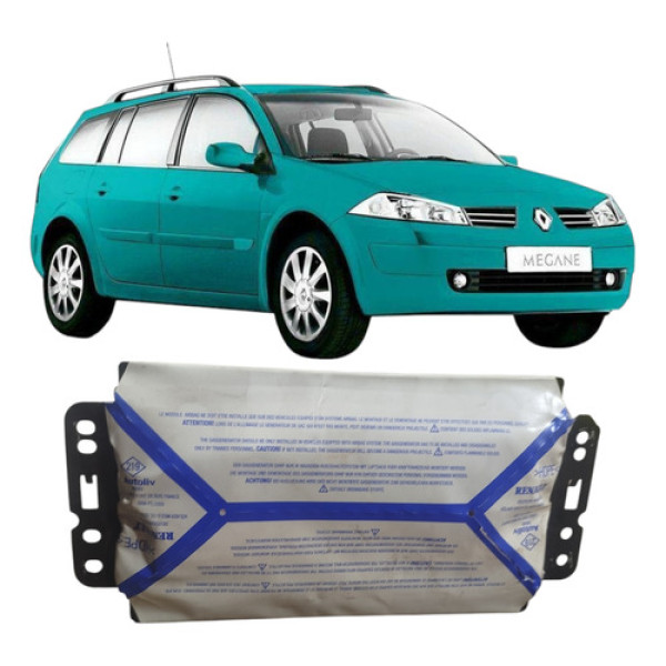 Tampa Painel Bolsa Airbag Carona Megane 2007 2008 2009