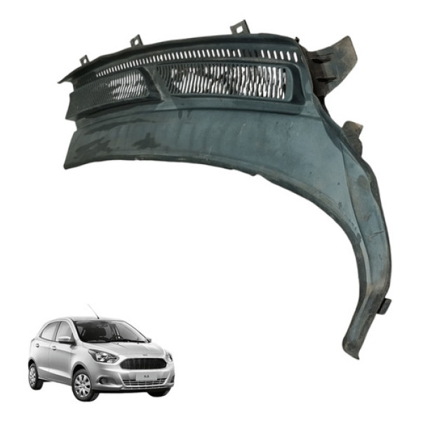 Grade Churrasqueira Direita Capo Ford Ka 2014 A 2020 Preto 1 Preto 1