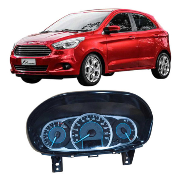 Painel Instrumento Ford Ka 2015 1.0 3c E3b510849 Preto