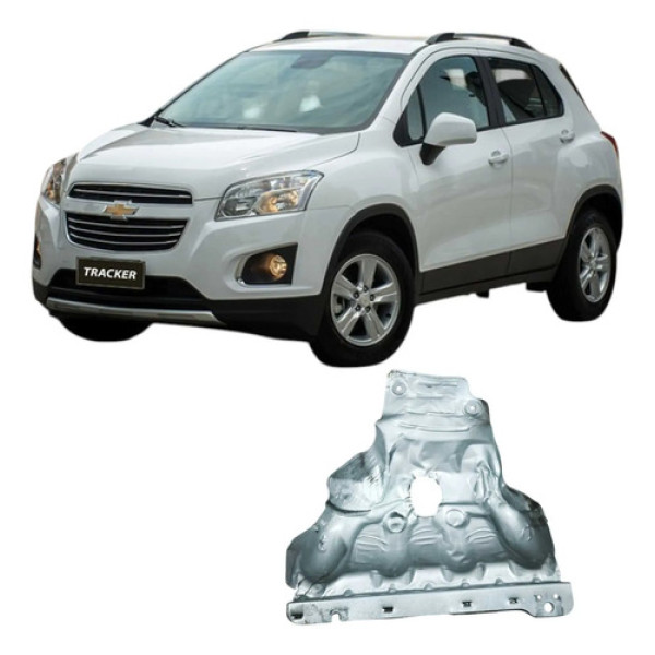 Defletor Calor Do Coletor De Escape Chevrolet Tracker 2015