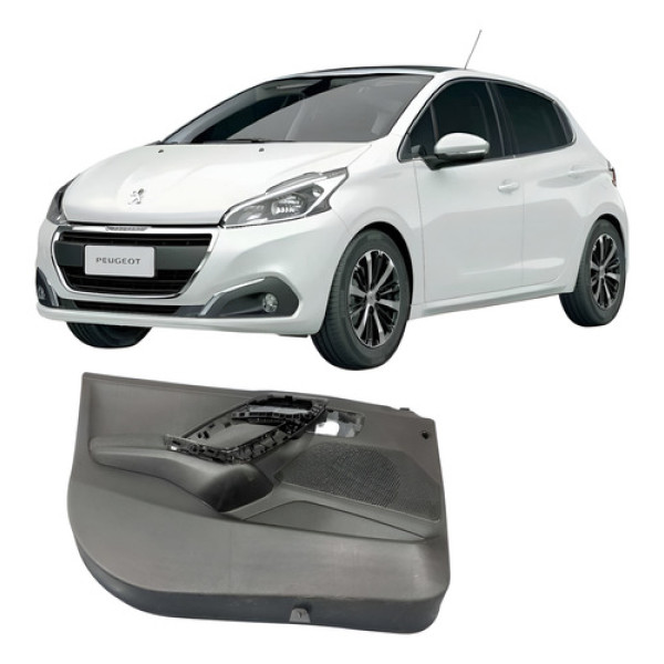 Forro De Porta Dianteira Esquerda Peugeot 208 2017 