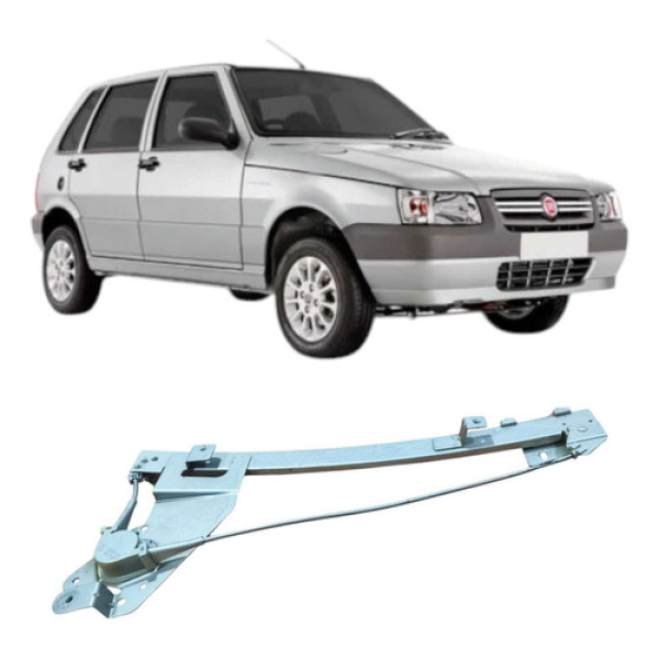 Máquina Vidro Traseiro Direito Fiat Uno Mille 1.0 2004