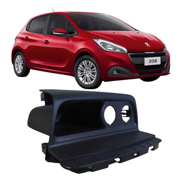 Moldura Cinzeiro Porta Objetos Central Peugeot 208 2019