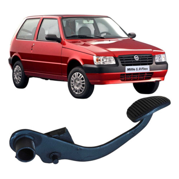 Pedal Freio Fiat Uno Mille 2006 1.0 2p Preto