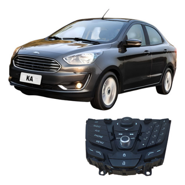 Painel Controle Rádio Ford Ka 2018