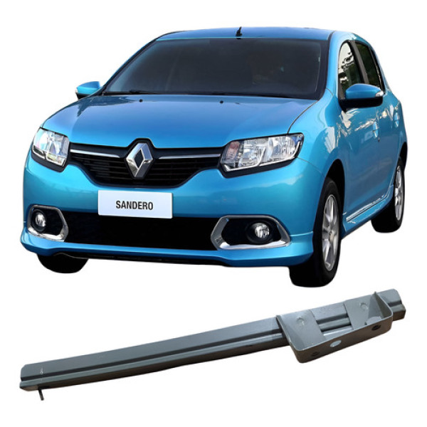 Trilho Interno Guia Vidro Dianteiro Esquerdo Sandero 2017 Cinza