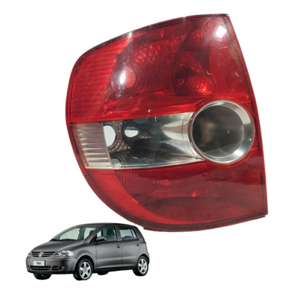 Lanterna Traseira Esquerda Fox 2008/2010 Esquerdo/motorista Dual Color