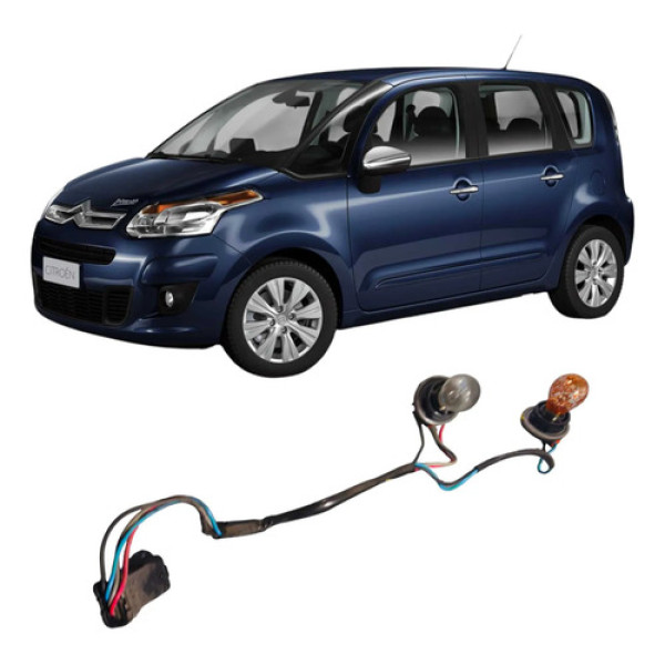 Chicote Lanterna Esquerda Traseira C3 Picasso 2014 Pa66gf30