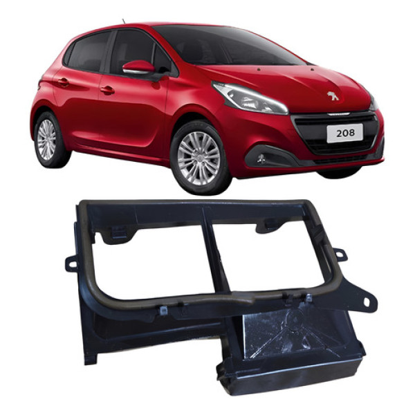 Moldura Suporte Filtro Ar Peugeot 208 1.2 3c 2019 9649775180 Prata