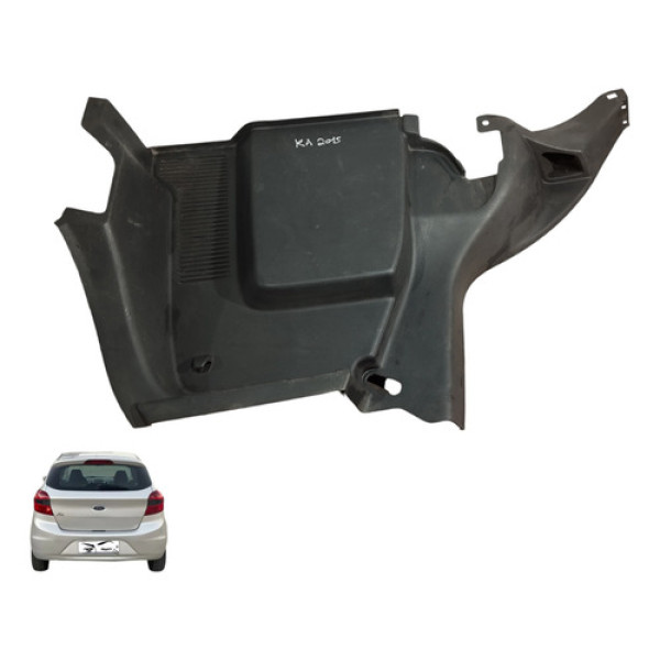 Acabamento Forro Lateral Direito Ford Ka 2014 A 2016 Preto