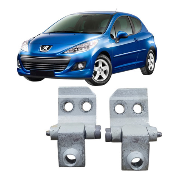 Par Dobradica Porta Dianteira Direita Peugeot 207 2008 2014