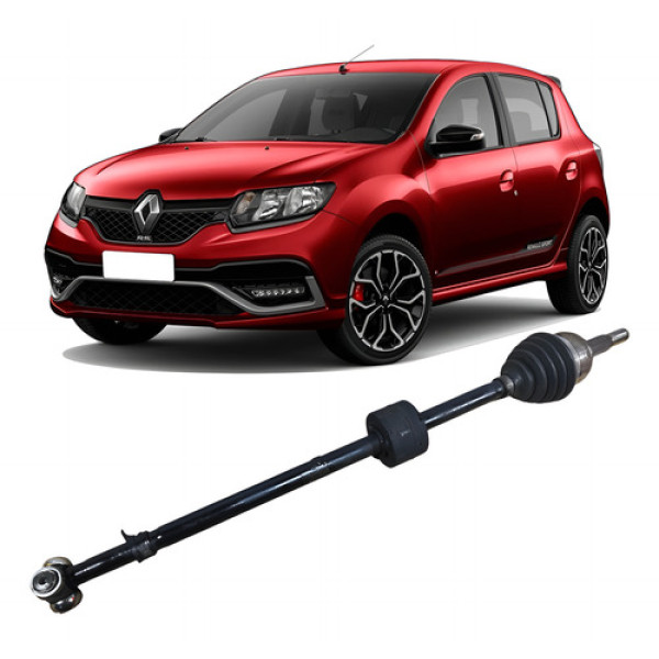 Semi Eixo Esquerdo - Renault Logan Sandero 1.0 3cc 2017 2018